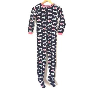 Navy Blue Carter's Fleece Pajama  Size 8
